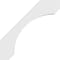 Ekena Millwork 3"W x 16"D x 16"H Standard Legacy Architectural Grade PVC Knee Brace BRCP03X16X16LGY - alternate 3